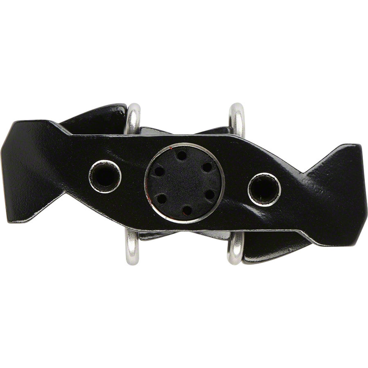 Time ATAC DH 4 Pedals - Dual Sided Clipless with Platform, Aluminum, 9/16", Black/Red