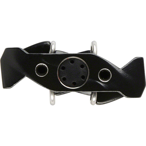 Time ATAC DH 4 Pedals - Dual Sided Clipless with Platform, Aluminum, 9/16", Black/Red