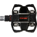 Time ATAC DH 4 Pedals - Dual Sided Clipless with Platform, Aluminum, 9/16", Black/Red