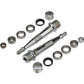 iSSi Triple Bearing Spindle Rebuild Kit: Standard Length (52.5mm), Silver