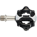 WCS XC Pedals - Dual Sided Clipless, Aluminum, 9/16", Black