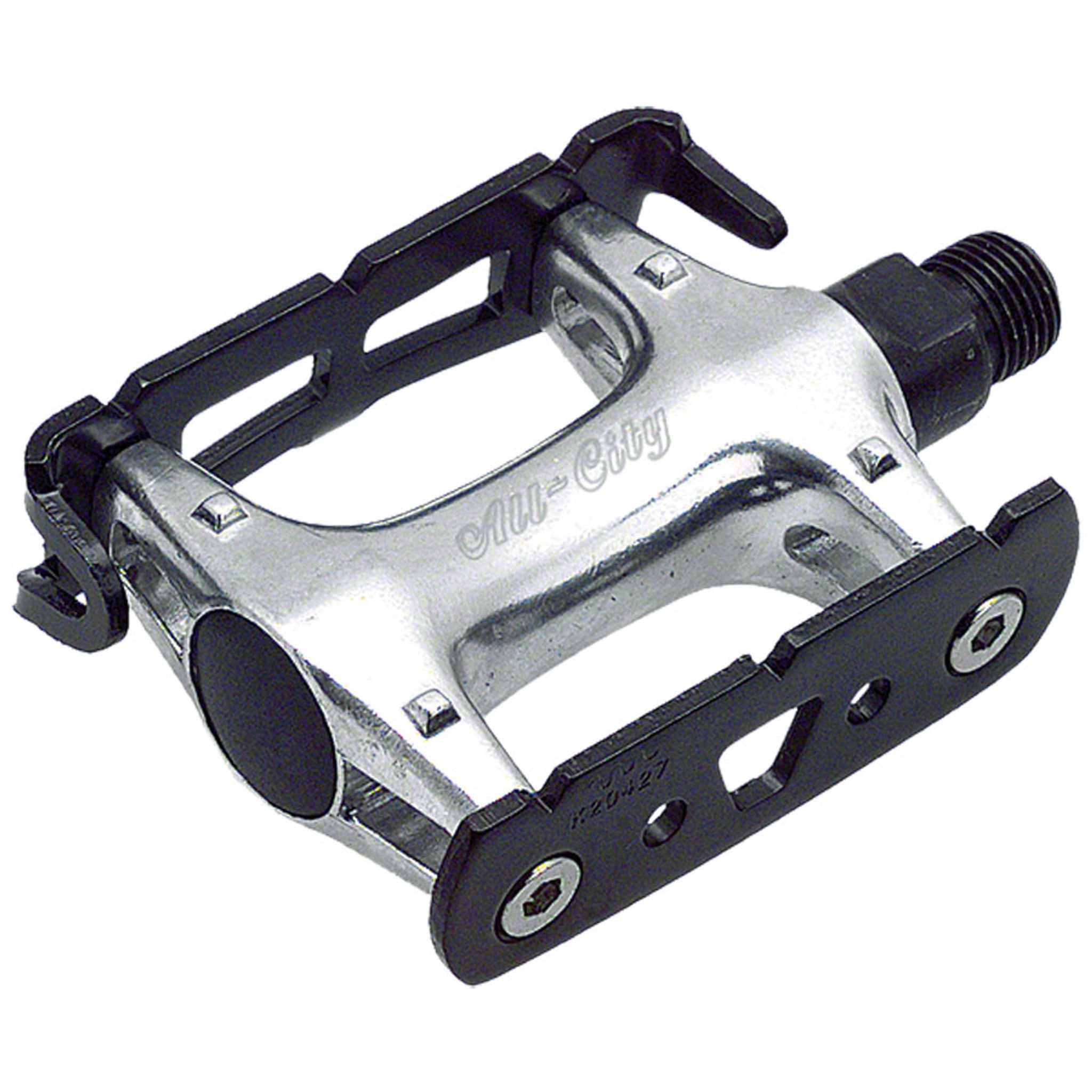 All-City Standard Track Pedals -9/16", Black/Silver