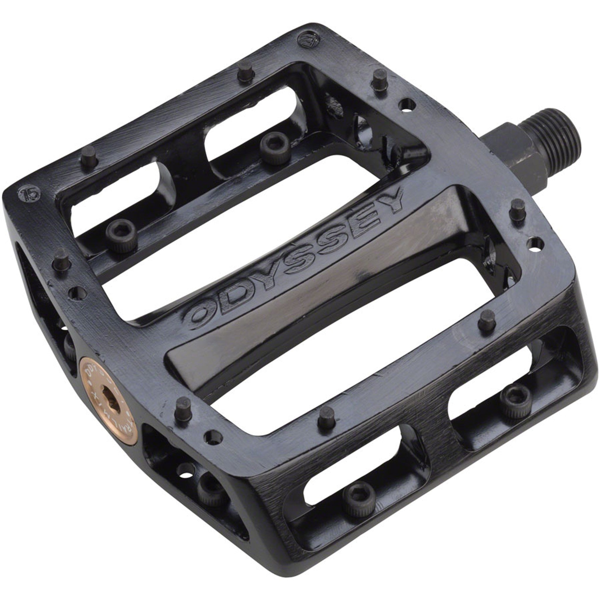 Odyssey Trailmix Pedals - Platform, Aluminum, 9/16", Black