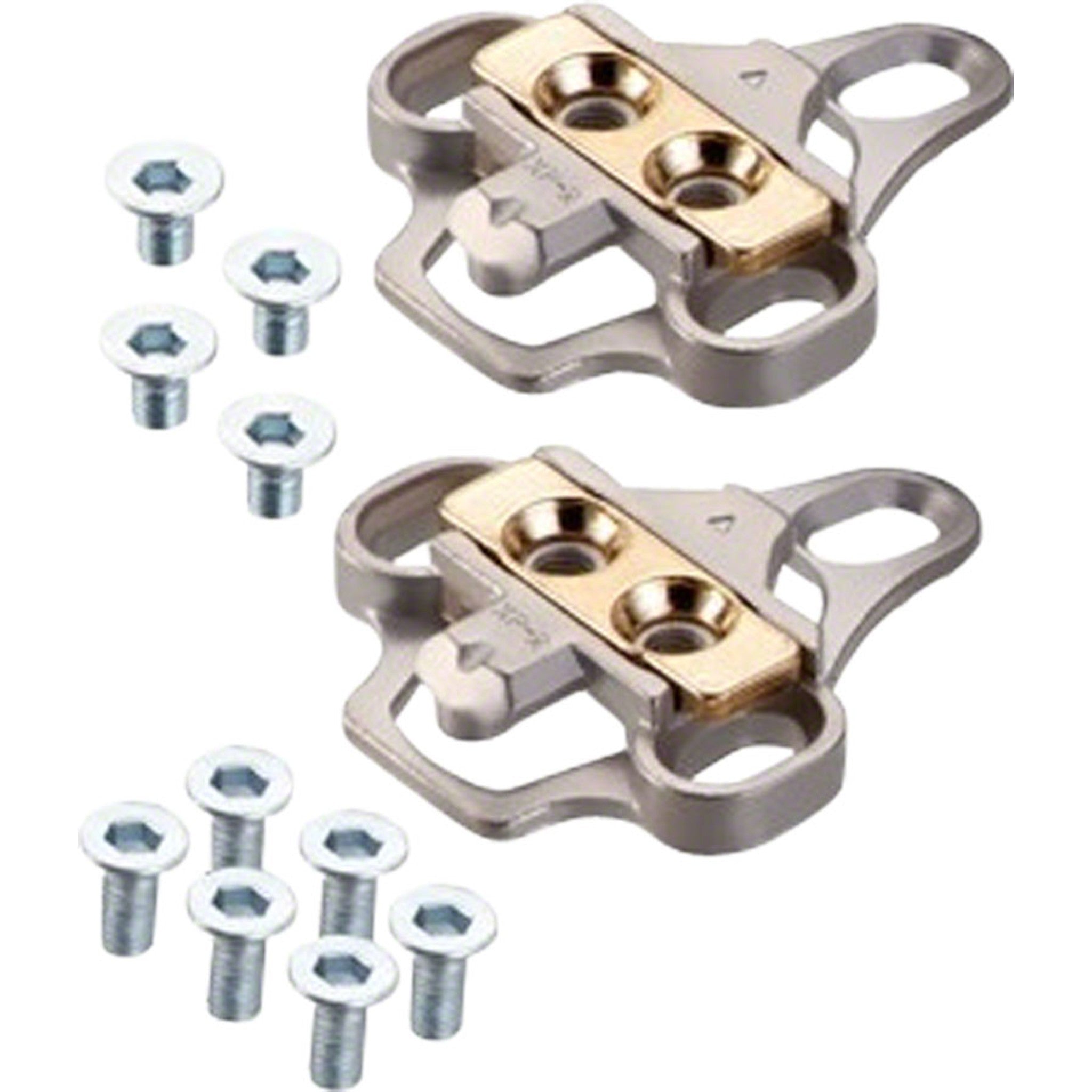 Xpedo XPR Adapter and Cleat Set for 3-hole mounting to 2-hole SPD style cleats: Shimano Compatible, Silver