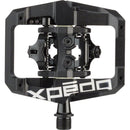 Xpedo GFX Pedals - Dual Sided Clipless with Platform, Aluminum, 9/16", Black