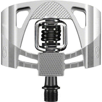 Mallet 2 Pedals - Dual Sided Clipless with Platform, Aluminum, 9/16", Raw/Silver/Black
