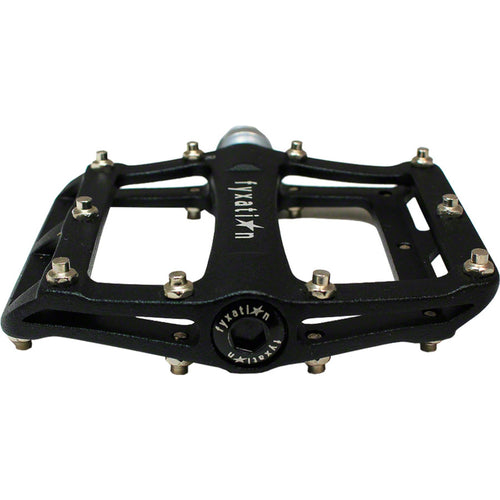 Fyxation Mesa 61 Pedals - Platform, Aluminum, 9/16", Black