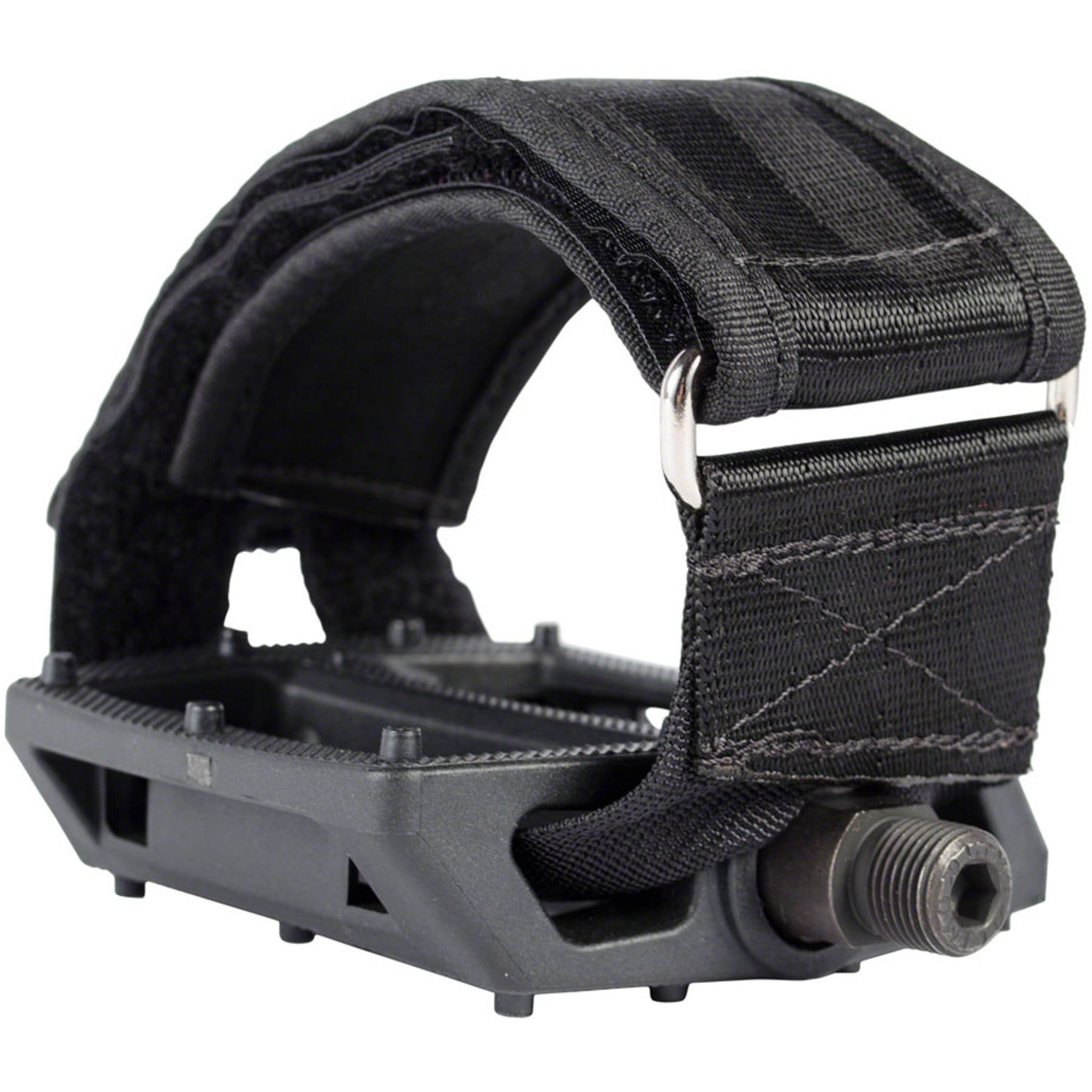 Fyxation Gates Pedal and Strap Kit - Platform, Nylon, 9/16", Black