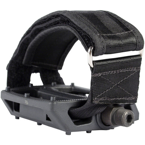 Fyxation Gates Pedal and Strap Kit - Platform, Nylon, 9/16", Black