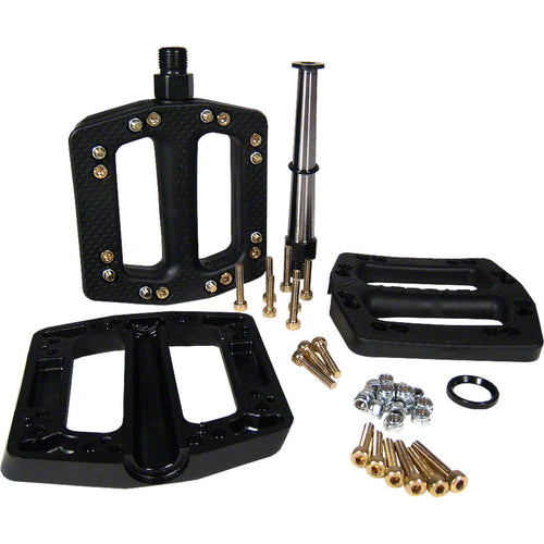 Odyssey JC PC Pedals - Platform, Composity/Plastic, 9/16", Black