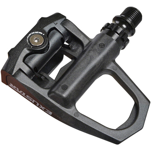 Exustar PR18ST Pedals - Single Sided Clipless , Plastic, 9/16", Black