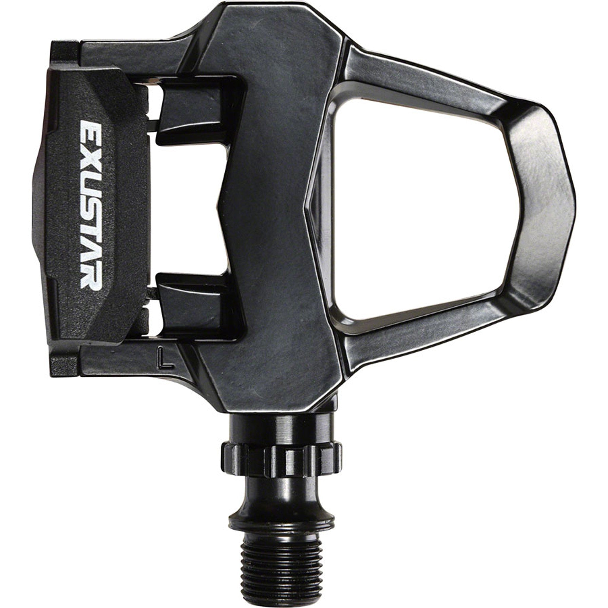 Exustar PR15 Pedals - Single Sided Clipless , Aluminum, 9/16", Black