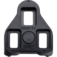 Exustar BLK 1 Look Delta Cleats, Fixed Black