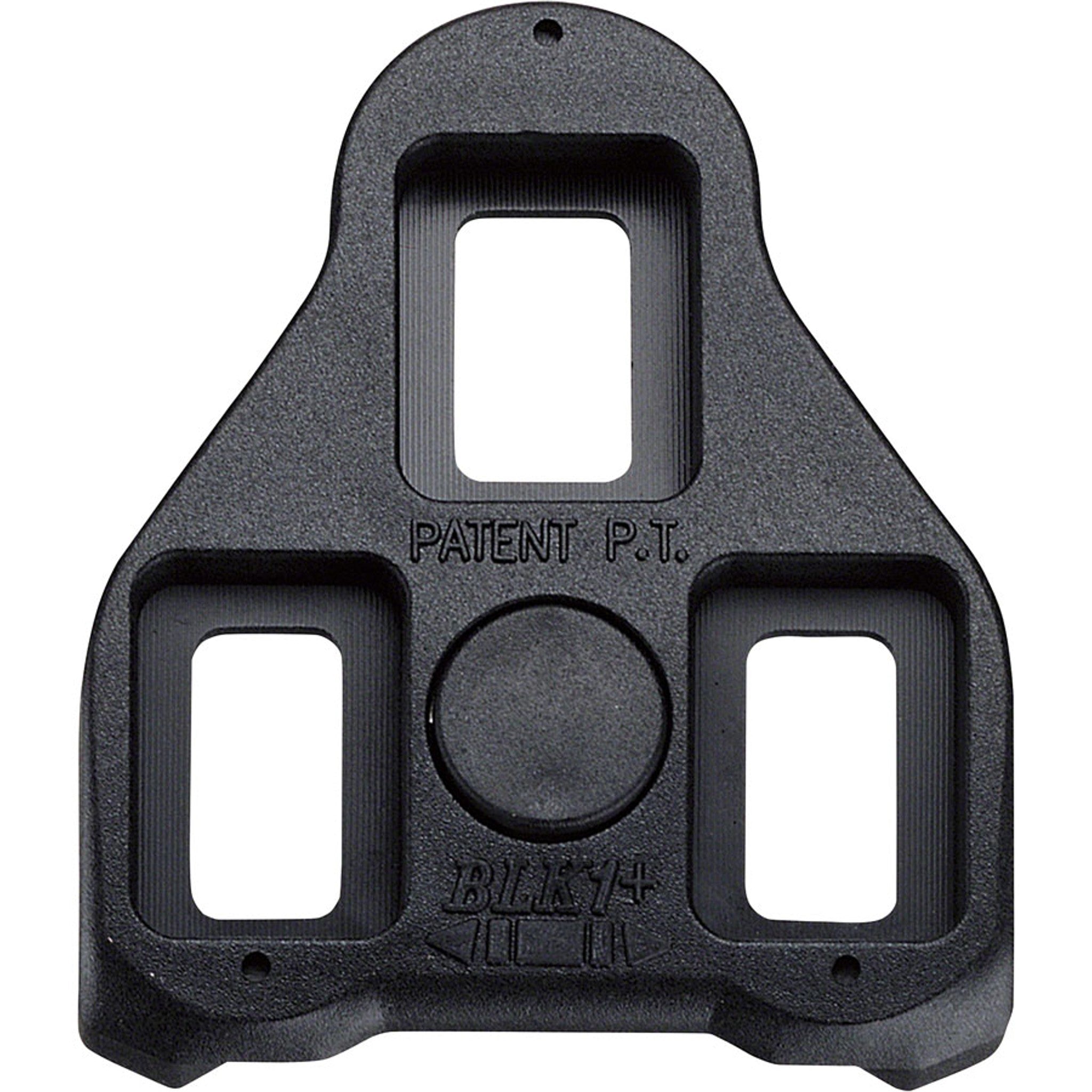Exustar BLK 1 Look Delta Cleats, Fixed Black