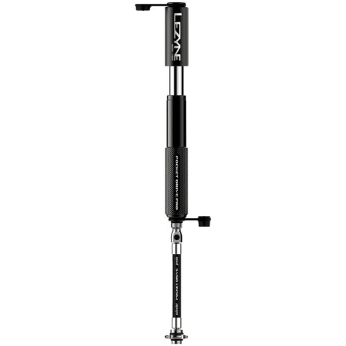 Pocket Drive Pro Mini Pump - Aluminium, 160psi, Presta/Schrader, With Mount, Black