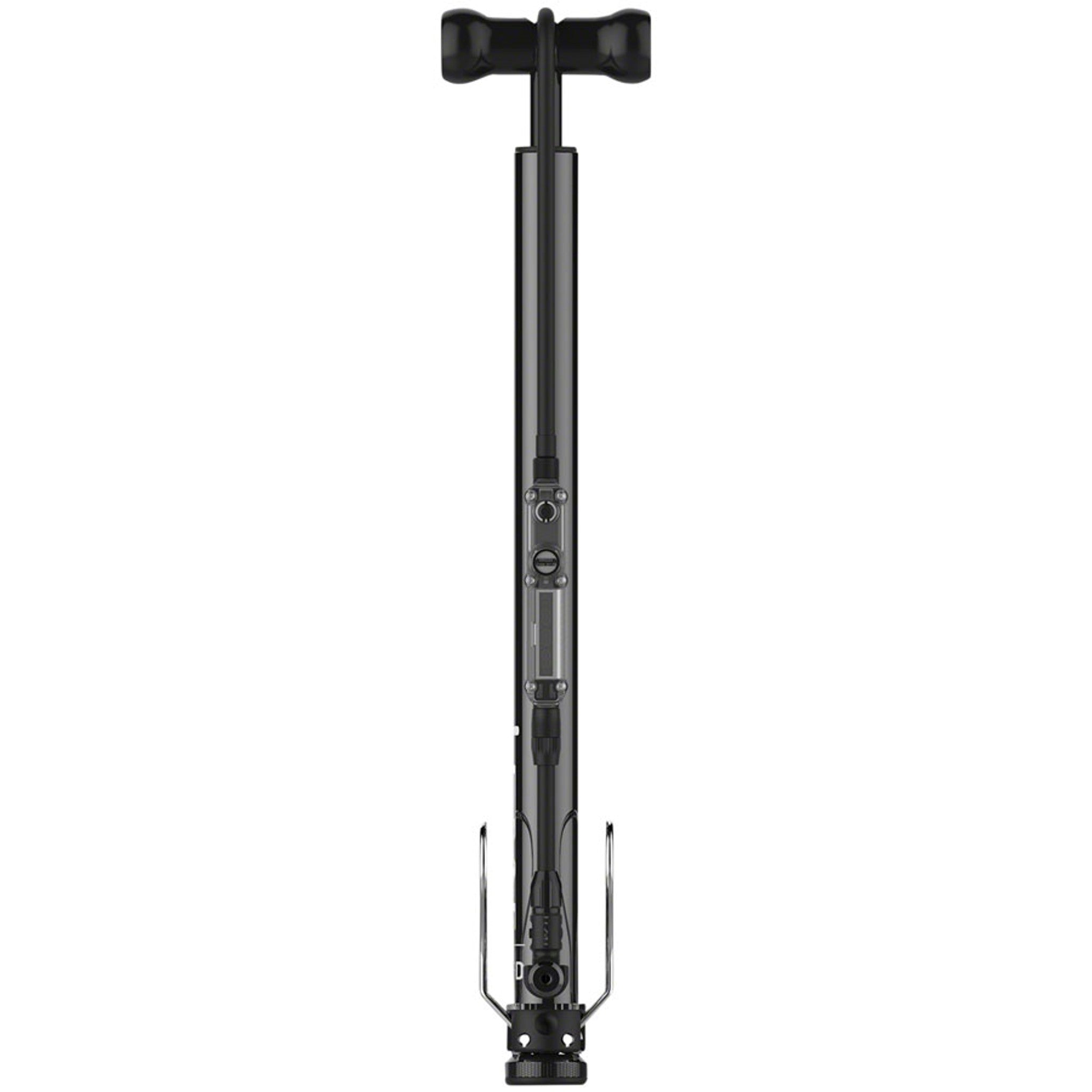 Digital Travel Floor Pump - 160psi, Black