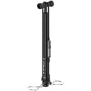Digital Travel Floor Pump - 160psi, Black