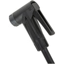 Joeblow Roadie Ex Floor Pump - Steel Barrel / Plastic Base, 3.5" Base Mount Gauge, 160 Psi /11 Bar, Smarthead, Black/Blue