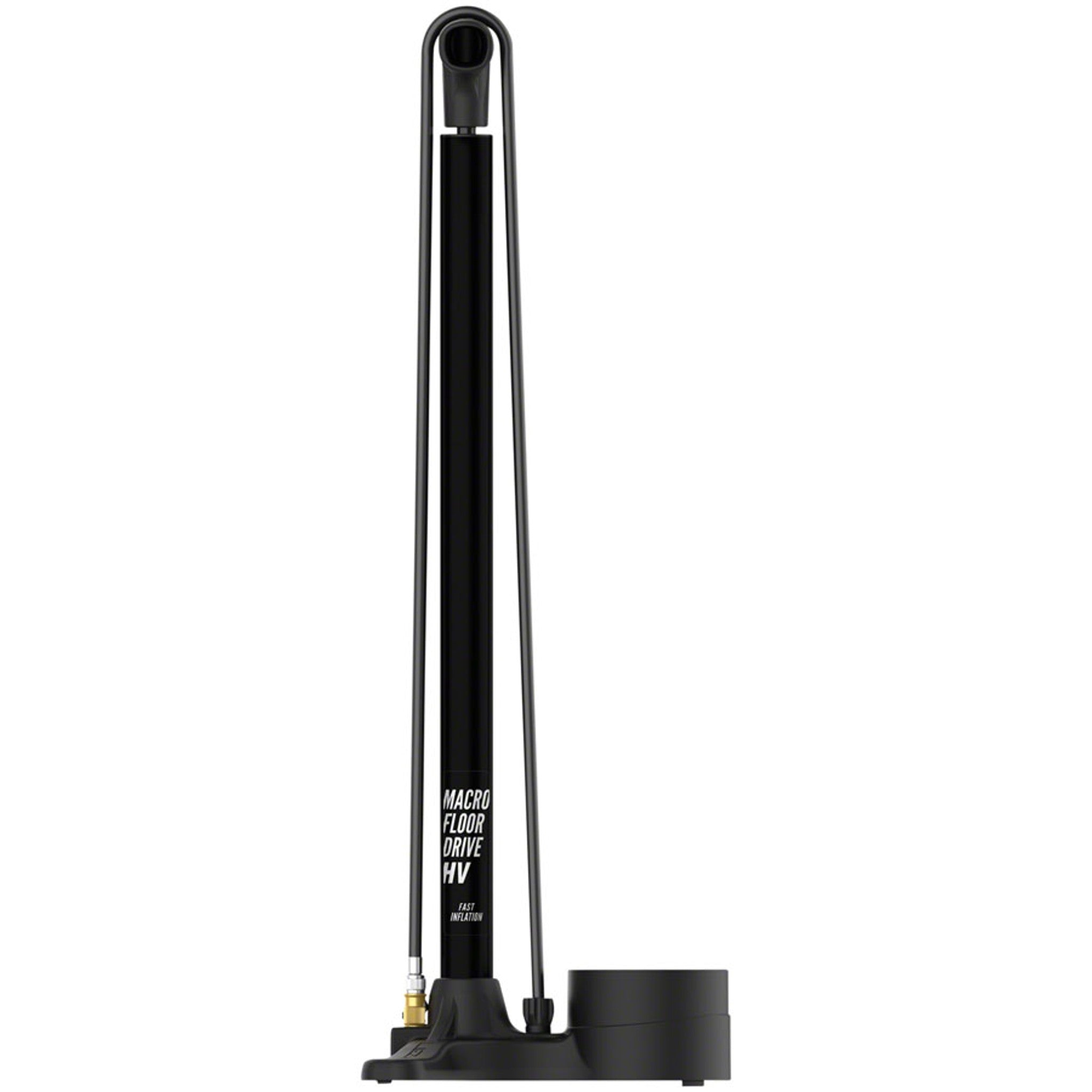 Lezyne Macro HV Floor Drive Pump - ABS, Flat Black