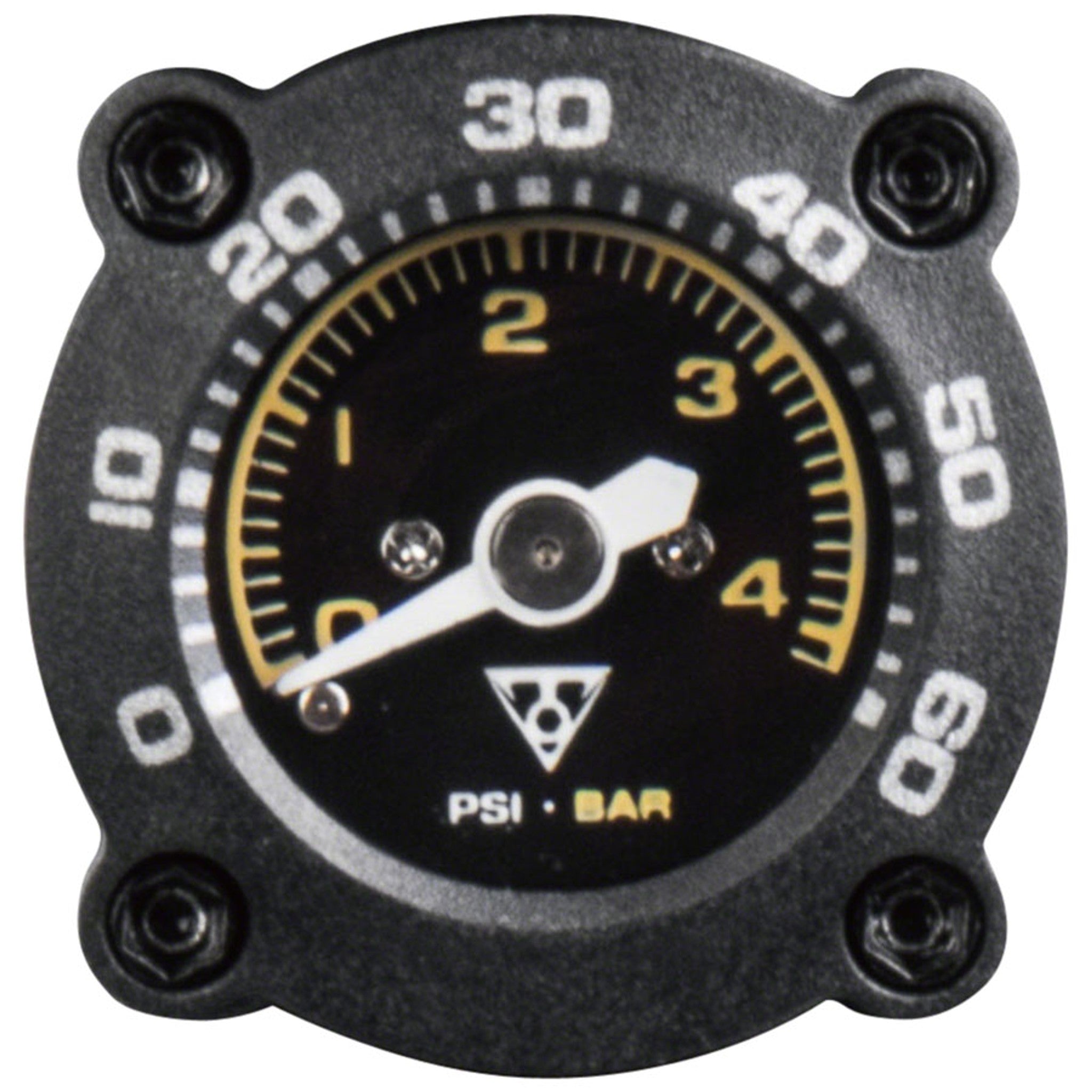 Mountain DA G Mini Pump, 60psi, With Gauge, Black