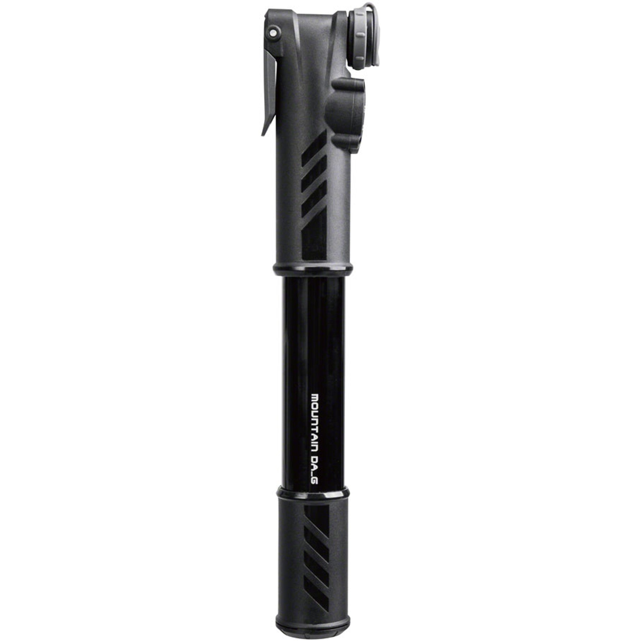 Mountain DA G Mini Pump, 60psi, With Gauge, Black