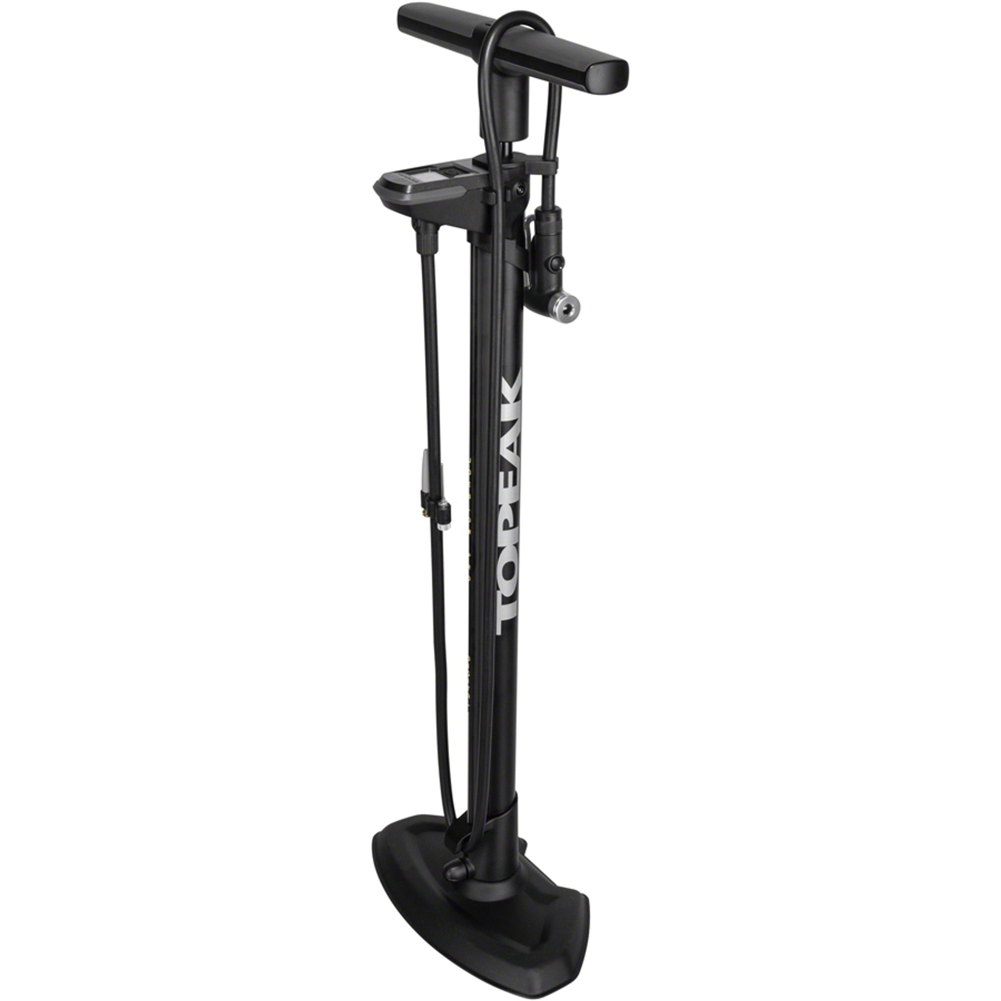 JoeBlow Pro Digital Floor Pump - 200psi / 13.8bar Digital Gauge, SmartHead DX3, Air Release Button, Black/Yellow