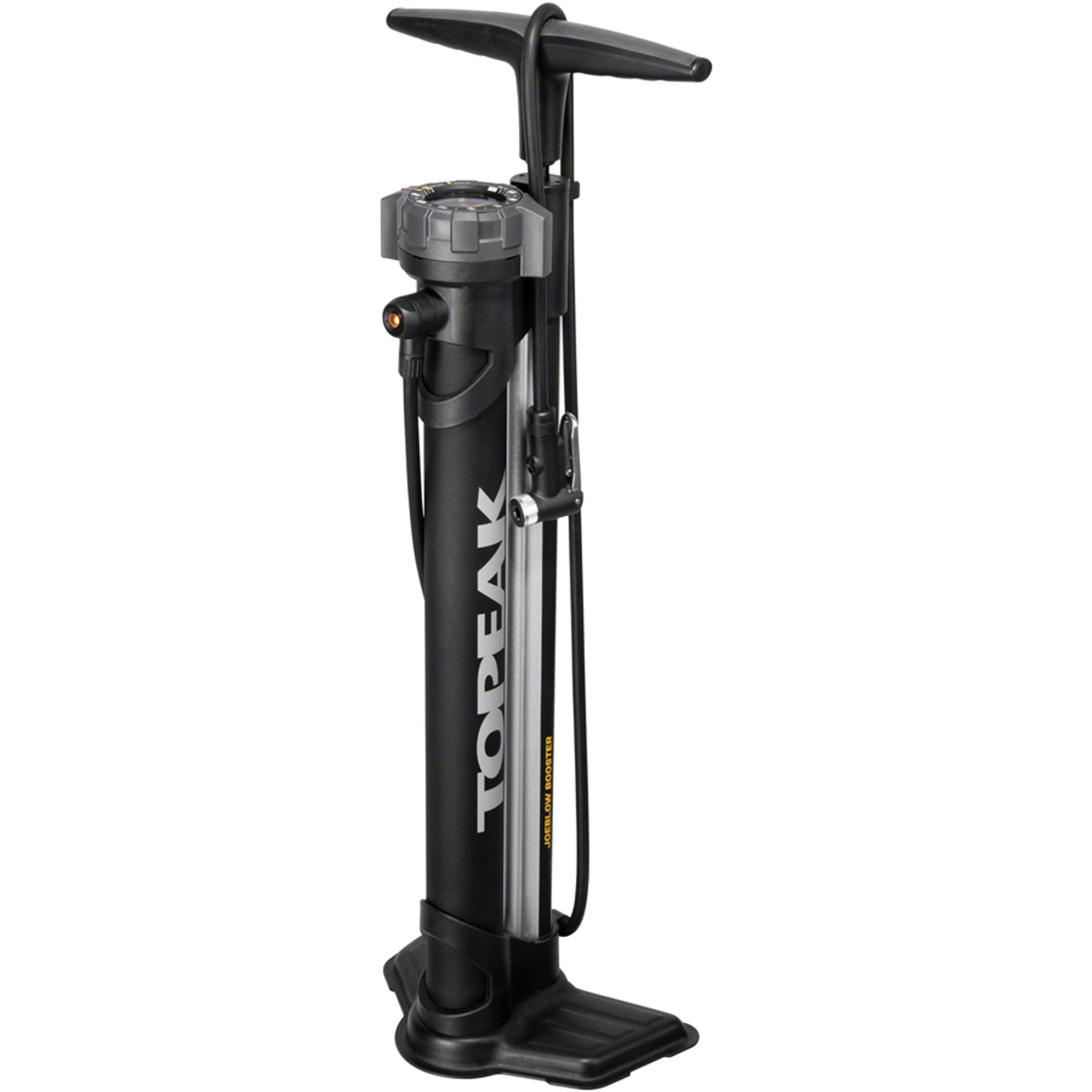 JoeBlow Booster Floor Pump - 160psi / 11bar, SmartHead DX3, Black/Gray