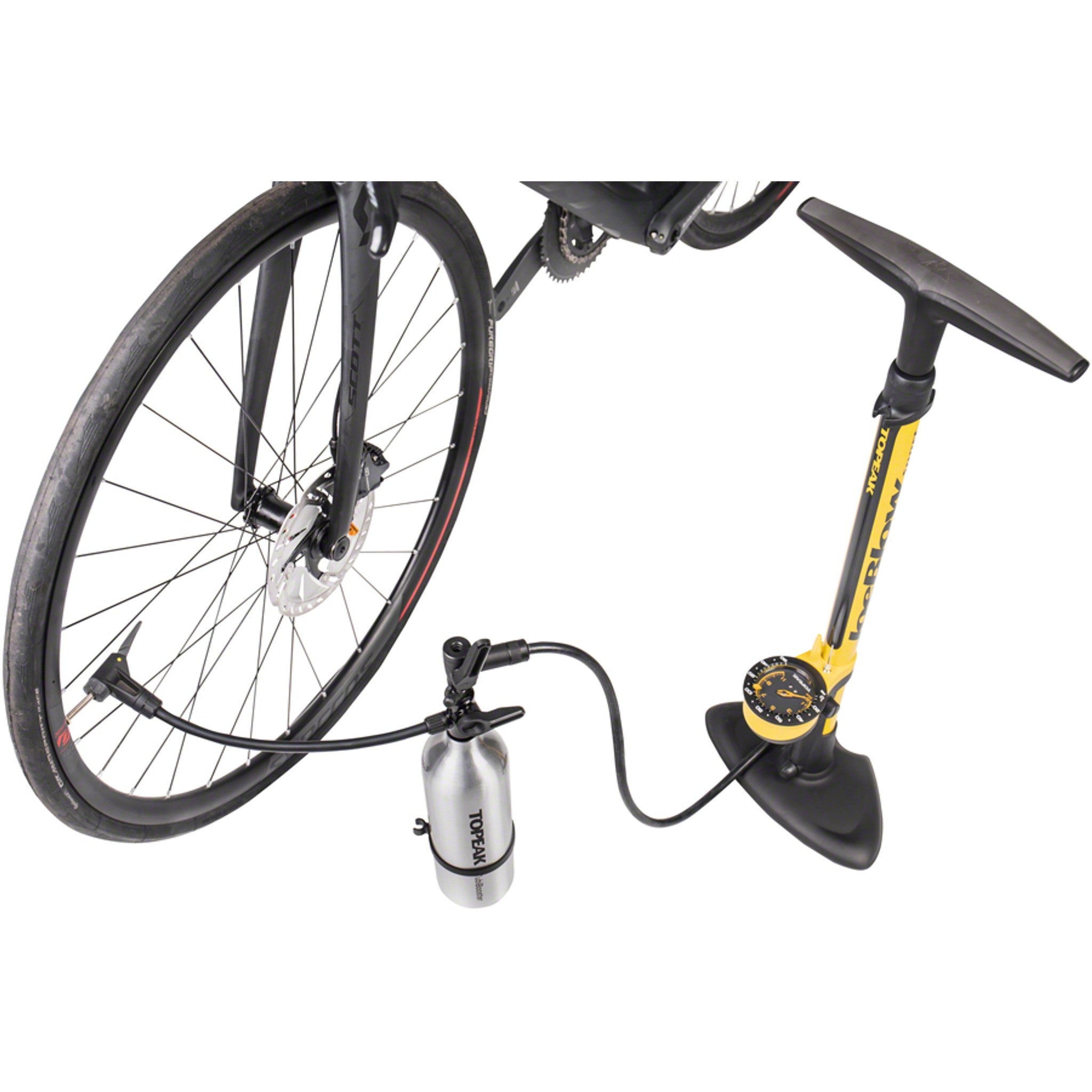 TubiBooster X 2-in-1 Tubeless Tire Charger