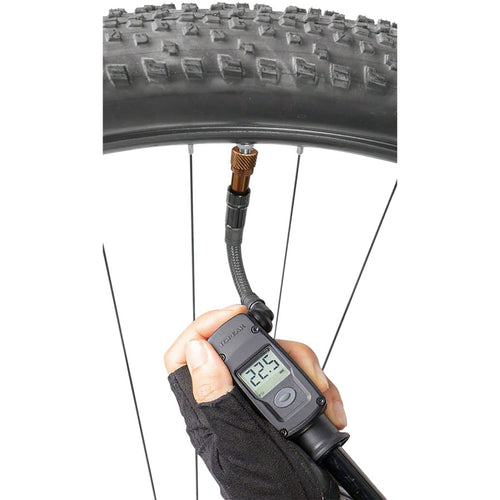 Mountain Digital Shock/Tire Mini Pump - 2Stage, 300psi, Black