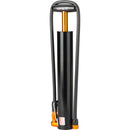 Lezyne Micro Floor Drive XL Large Volume 35psi Handpump- with Foot Peg, Black