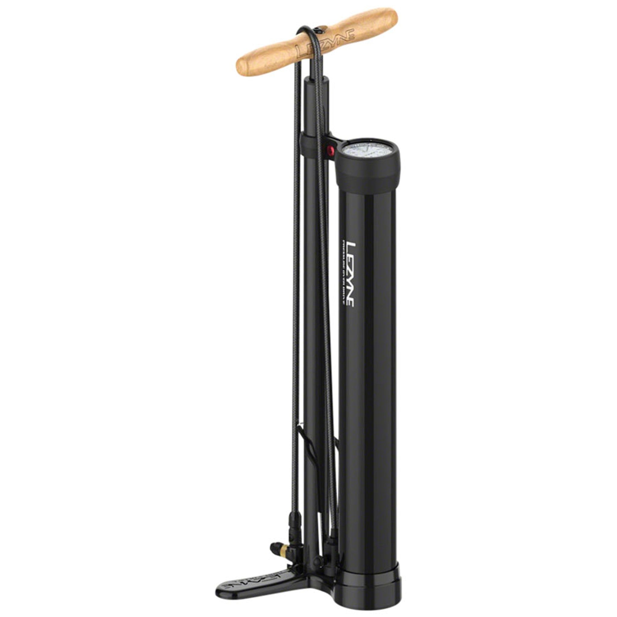 Lezyne Pressure Overdrive Floor Pump: Black
