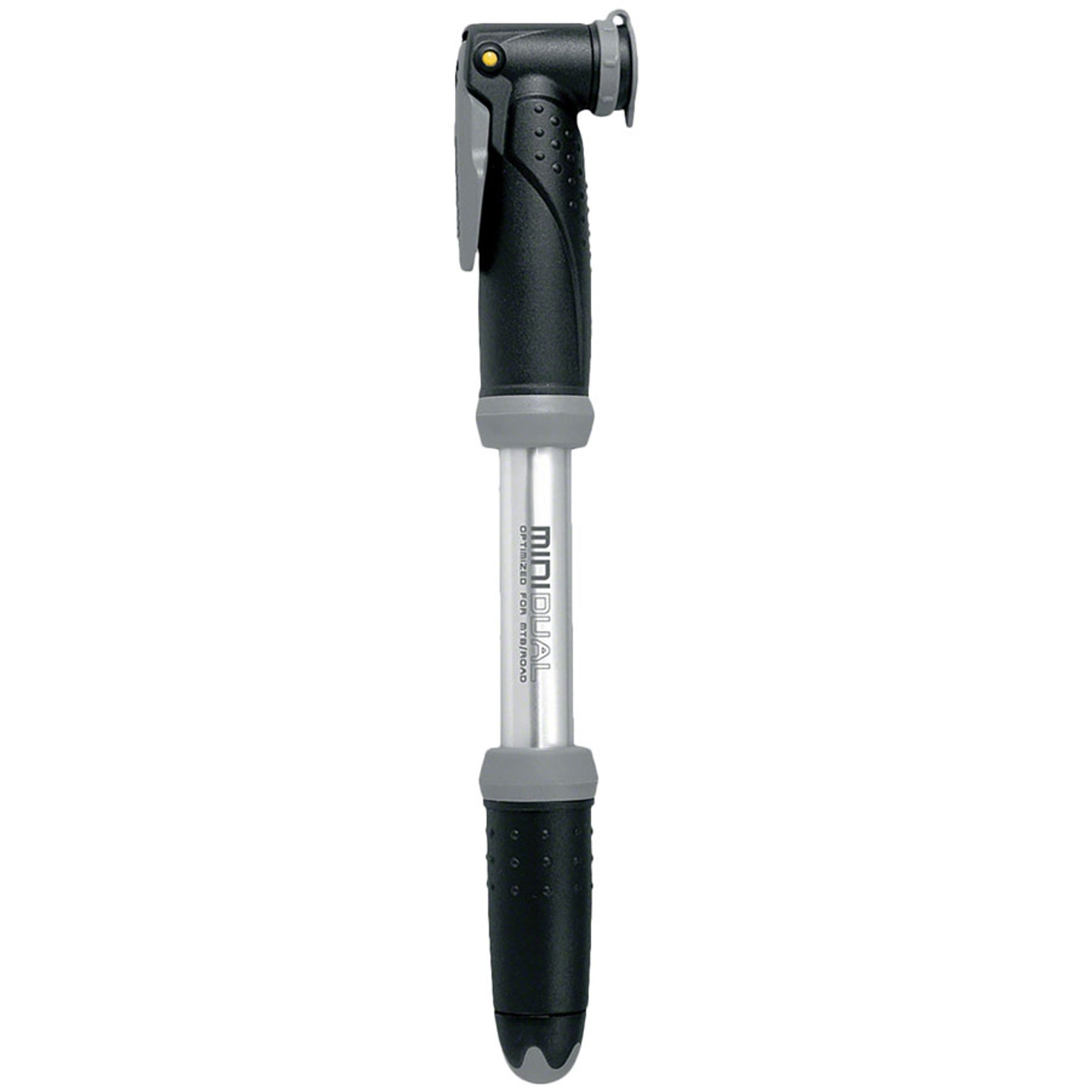 Mini Dual Mini Pump - 140psi, Silver/Black