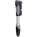 Mini Dual DXG Mini Pump- 140psi, With Gauge, Silver/Black