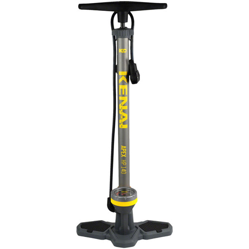 Apex HP Floor Pump - 140 Psi, Gray