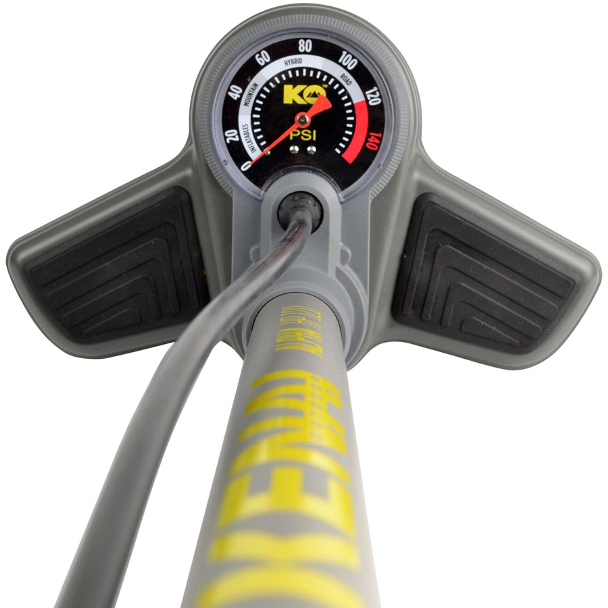 Alpha HP 120 Floor Pump - 120 Psi, Gray