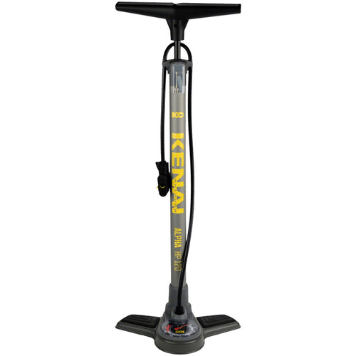Alpha HP 120 Floor Pump - 120 Psi, Gray