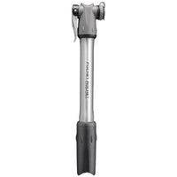 Topeak Pocket Rocket Mini Pump - 160psi, Silver/Black