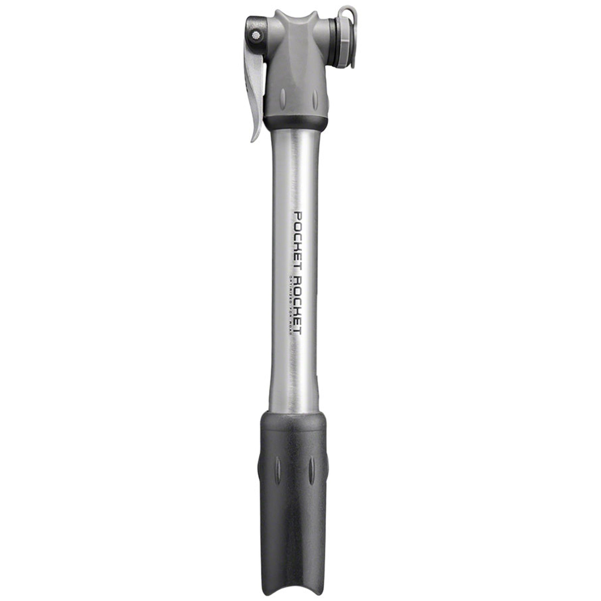 Topeak Pocket Rocket Mini Pump - 160psi, Silver/Black