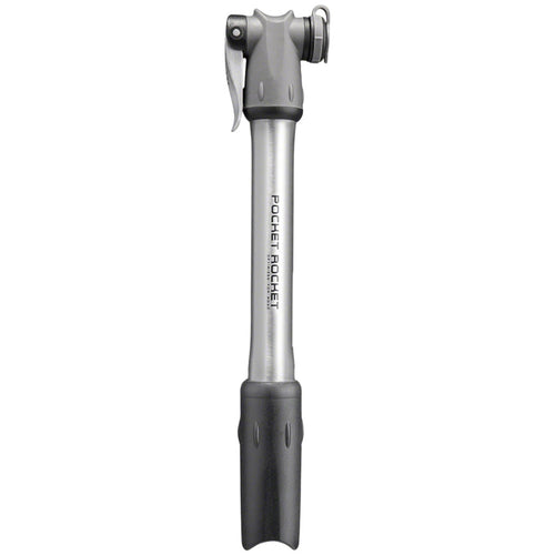 Topeak Pocket Rocket Mini Pump - 160psi, Silver/Black