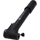 Planet Bike Micro Mite II Dual Stage Mini Frame Pump: Presta/Schrader, Black