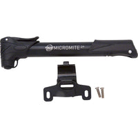 Planet Bike Micro Mite II Dual Stage Mini Frame Pump: Presta/Schrader, Black
