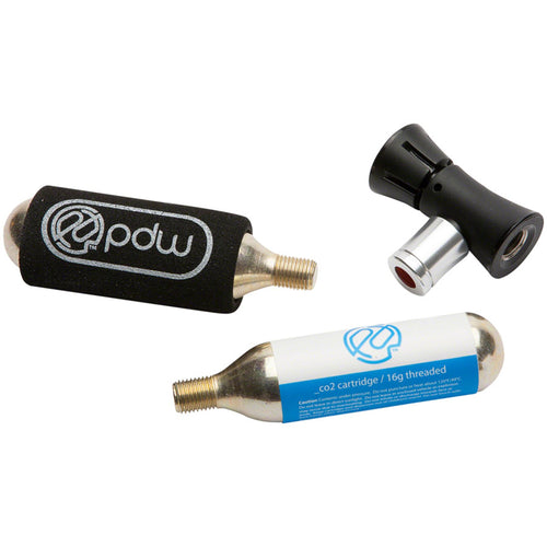 Portland Design Works -It's a CO2 Inflator- CO2 Inflator: Includes Sleeve, and 2 - 16g CO2 Cartridges
