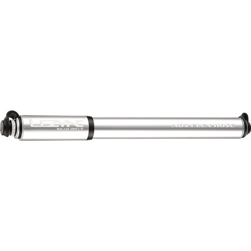 Lezyne ABS Road Drive Frame Pump with Bracket, Medium, Presta Valve Only: Silver