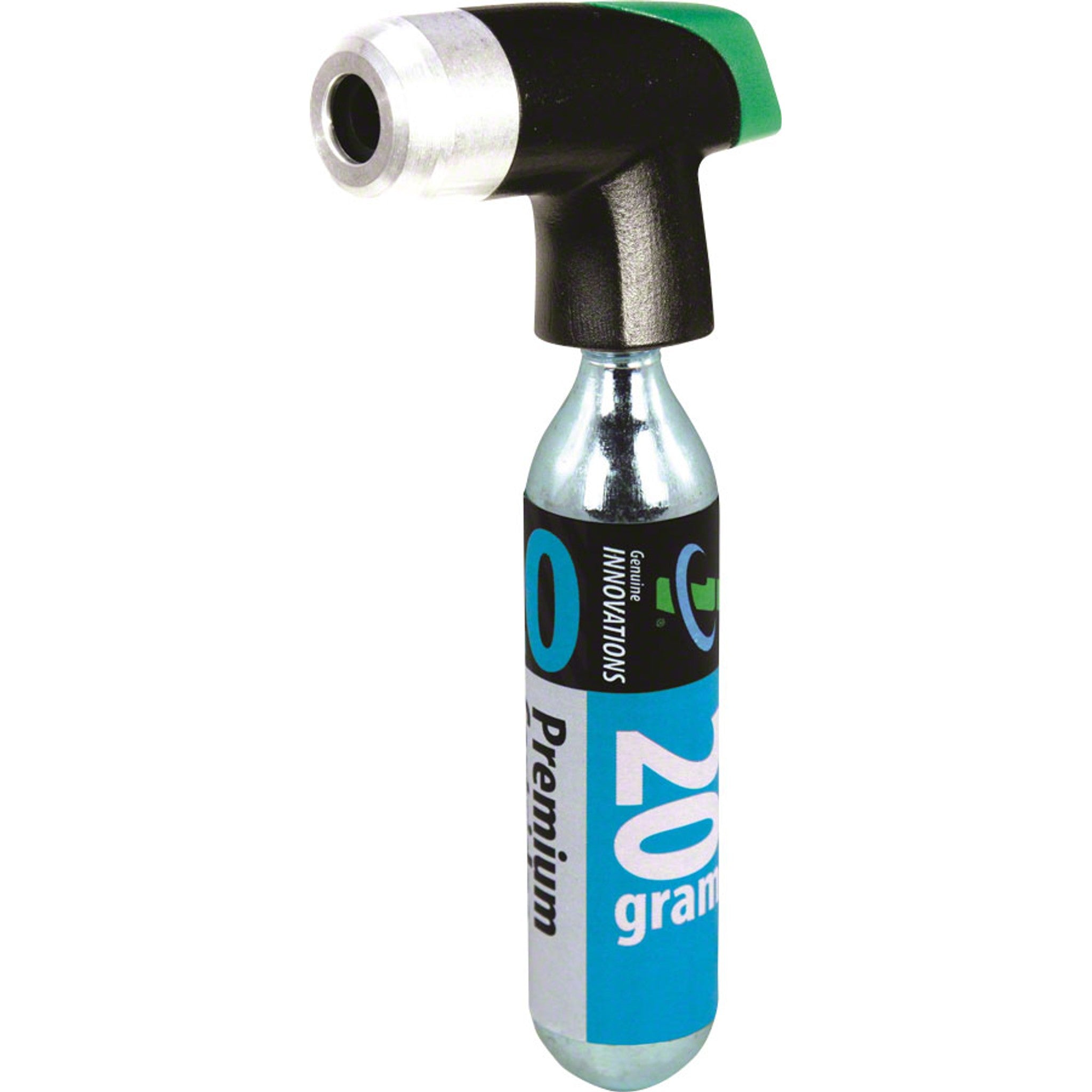 Genuine Innovations Hammerhead Inflator: Includes 20g Threaded CO2 Cartridge