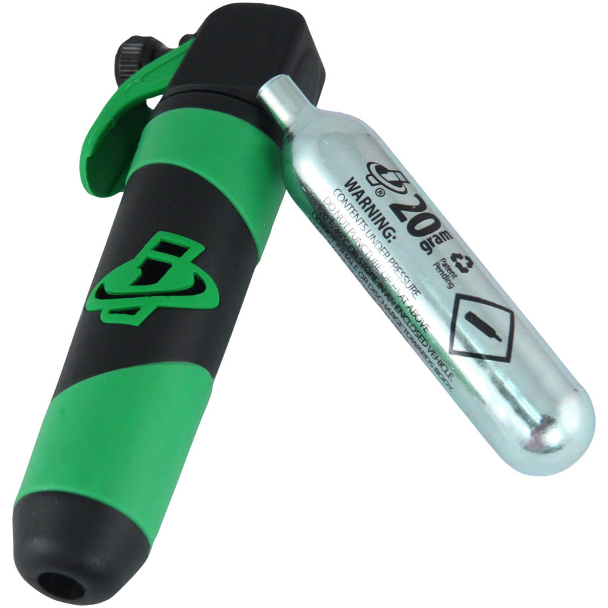 Genuine Innovations Ultraflate Plus Inflator with 20gram Non-Threaded Co2 Cartridge