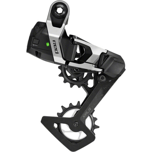 RED XPLR AXS Rear Derailleur - For RED XPLR 1x, 13-Speed, 46t Max, UDH Hangerless, (Battery Not Included), Black/Silver, E1