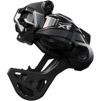 Deore XT RD-M8250-GS Di2 Wireless Rear Derailleur - 12-Speed, Medium Cage, Shadow ES, Black/Gray