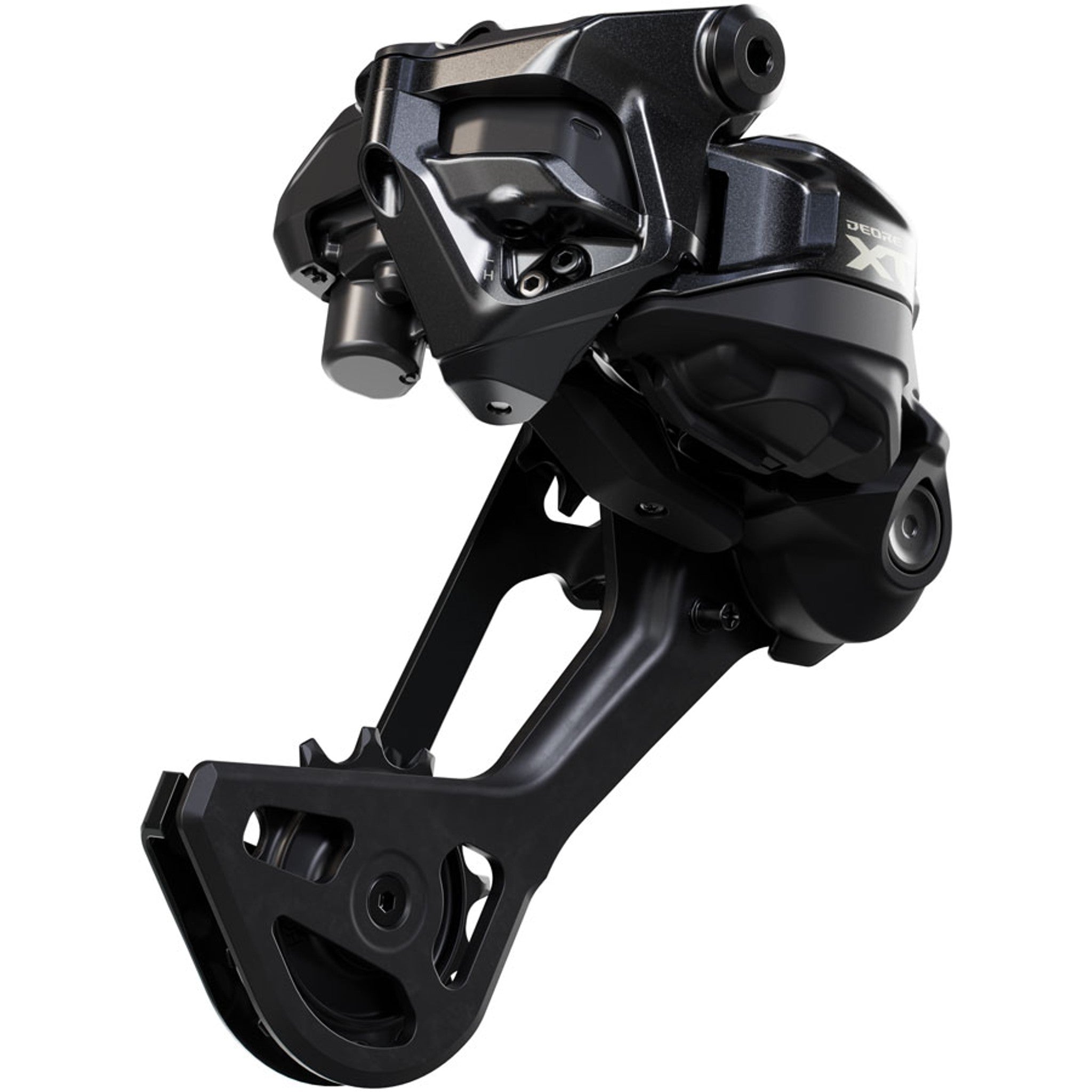 Deore XT RD-M8250-SGS Di2 Wireless Rear Derailleur - 12-Speed, Long Cage, Shadow ES, Black/Gray
