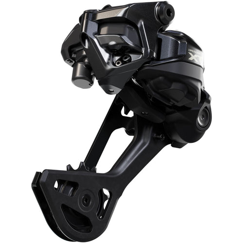 Deore XT RD-M8250-SGS Di2 Wireless Rear Derailleur - 12-Speed, Long Cage, Shadow ES, Black/Gray
