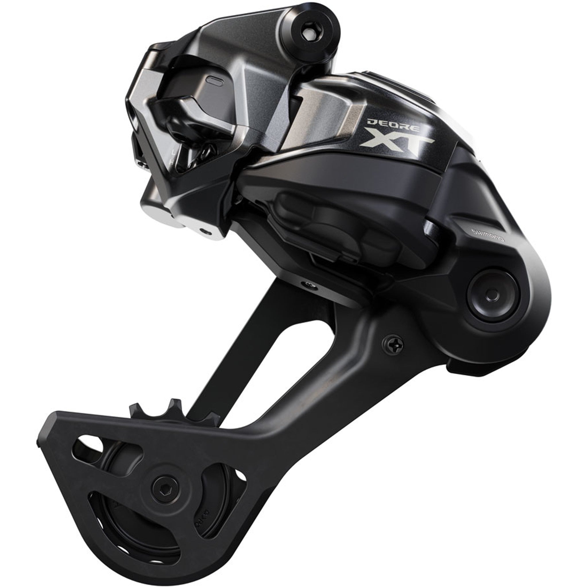 Deore XT RD-M8250-SGS Di2 Wireless Rear Derailleur - 12-Speed, Long Cage, Shadow ES, Black/Gray
